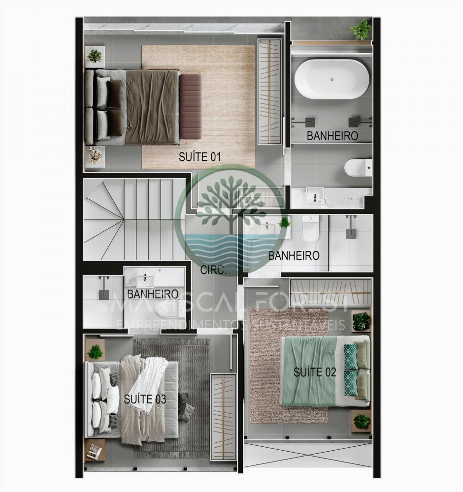 Casa P� na Areia - Alto Padr�o Frente-Mar