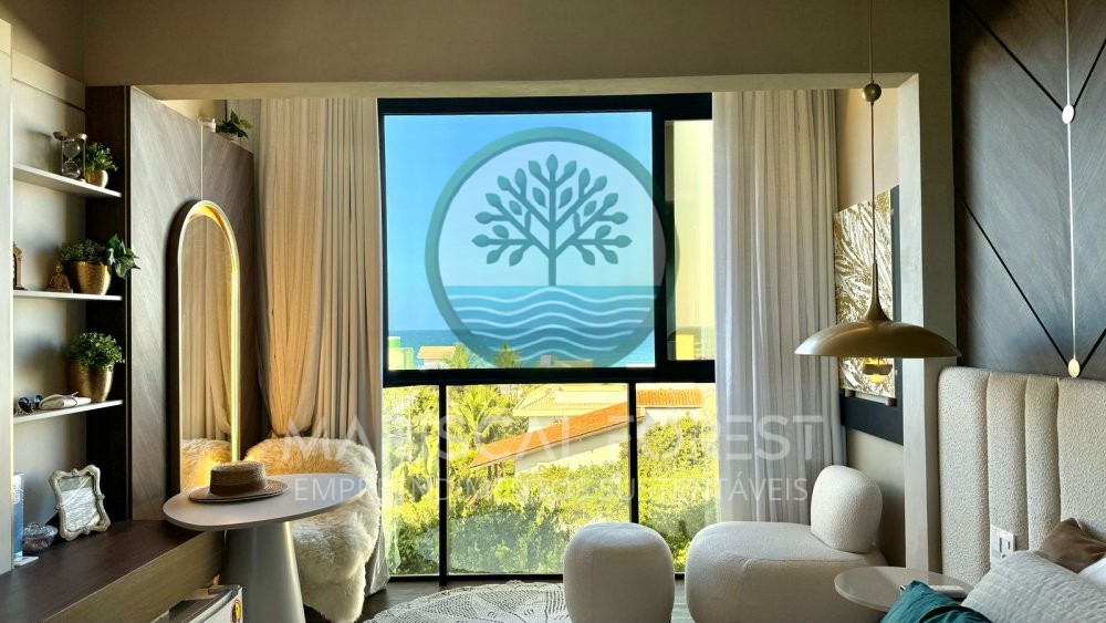 Cobertura Mobiliada com Vista para o Mar